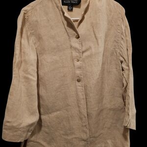 Ellen Tracy Beige Blouse